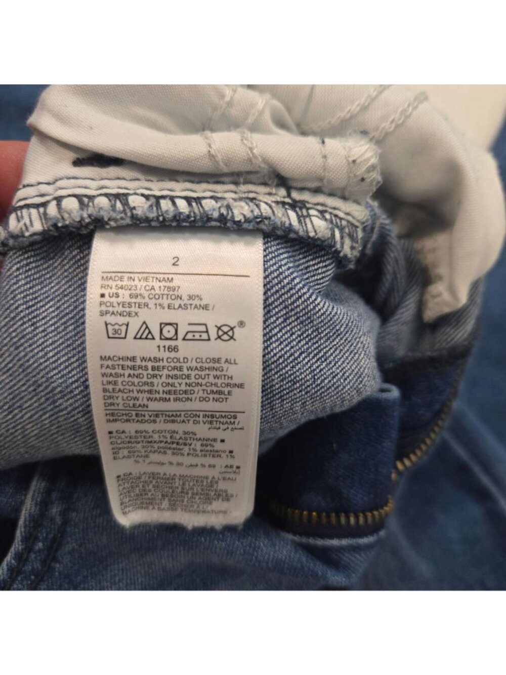 Old Navy Wow Wide-Leg High-Waisted Jeans Size 2 Women's Hippie Boho - Picture 9 of 11